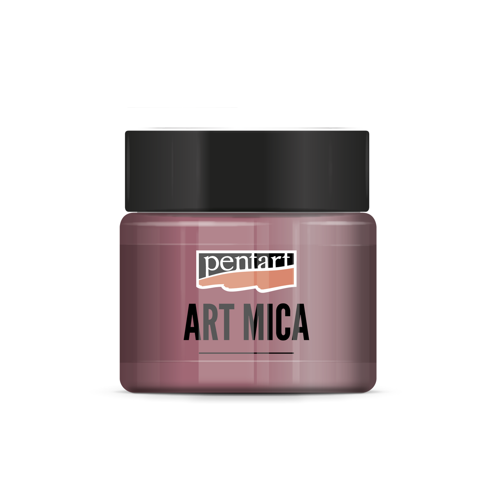 Ефектен минерален прах Pentart Art Mica розов 9 g