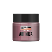 Ефектен минерален прах Pentart Art Mica розов 9 g