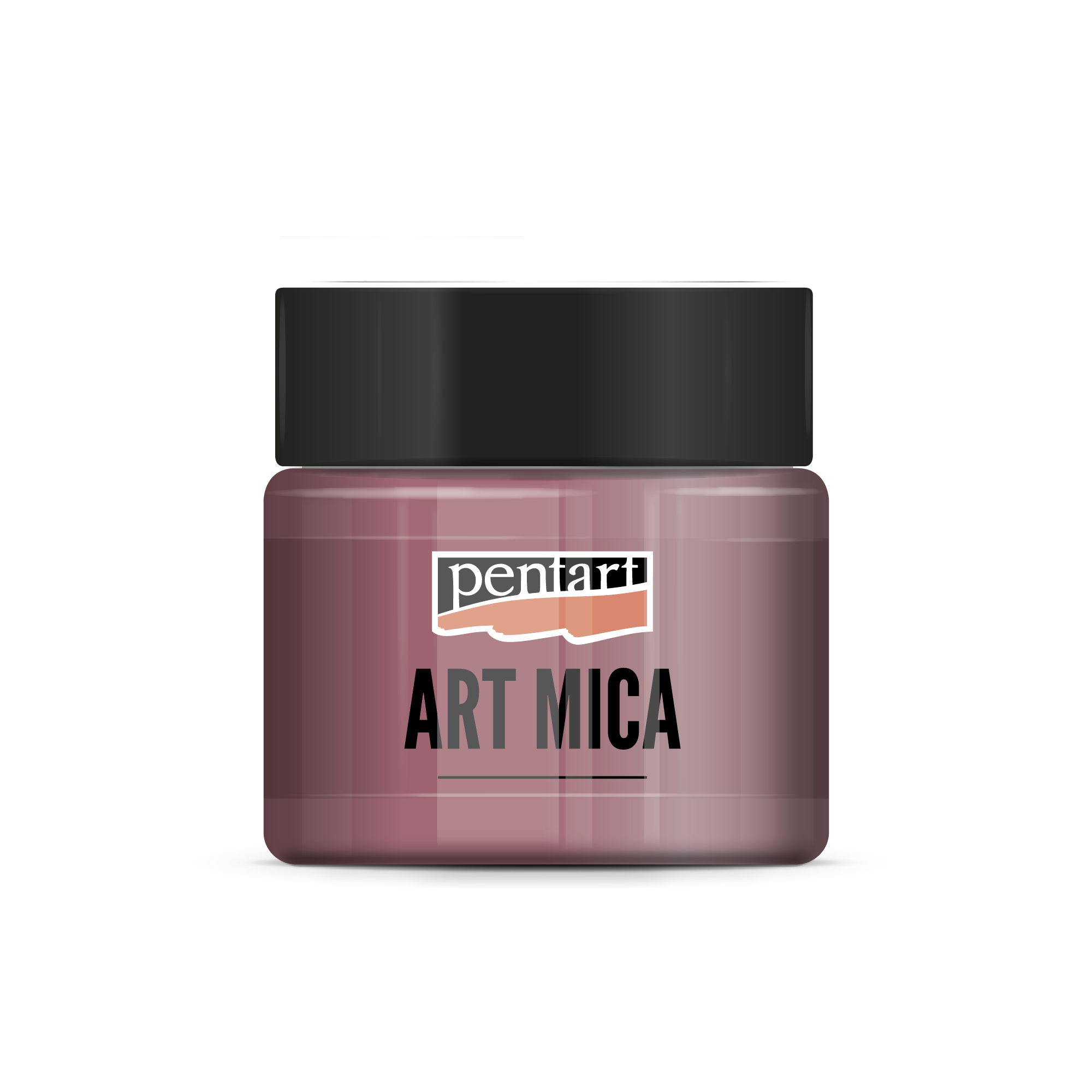 Ефектен минерален прах Pentart Art Mica розов 9 g