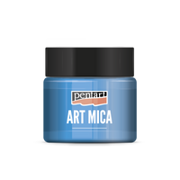 Минерален прах Pentart Art Mica - golden blue 9 g
