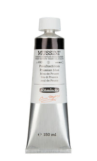Маслени бои Schmincke MUSSINI 150 ml – 490 Пруско синьо