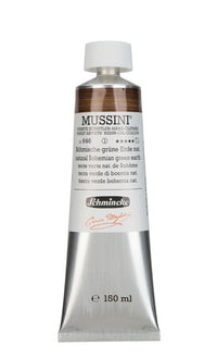 Маслени бои Schmincke MUSSINI 150 ml – 646 Естествена бохемска зелена пръст