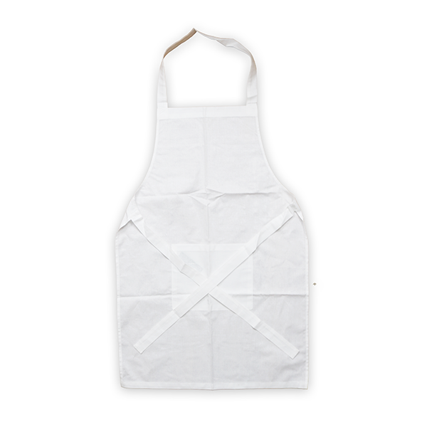 Памучна престилка с джоб - 70 x 75 см – cm, white