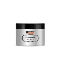 Блестяща глазура Pentart Junior Paints Shimmer Glaze 150 ml – сребро