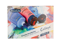 Акрилни бои Schmincke College Acrylic – комплект в картонена кутия 5 x 75 ml