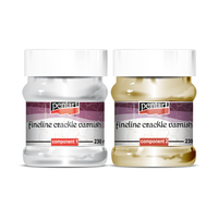 Двукомпонентен напукващ лак с фини пукнатини Pentart Fineline - 230 ml