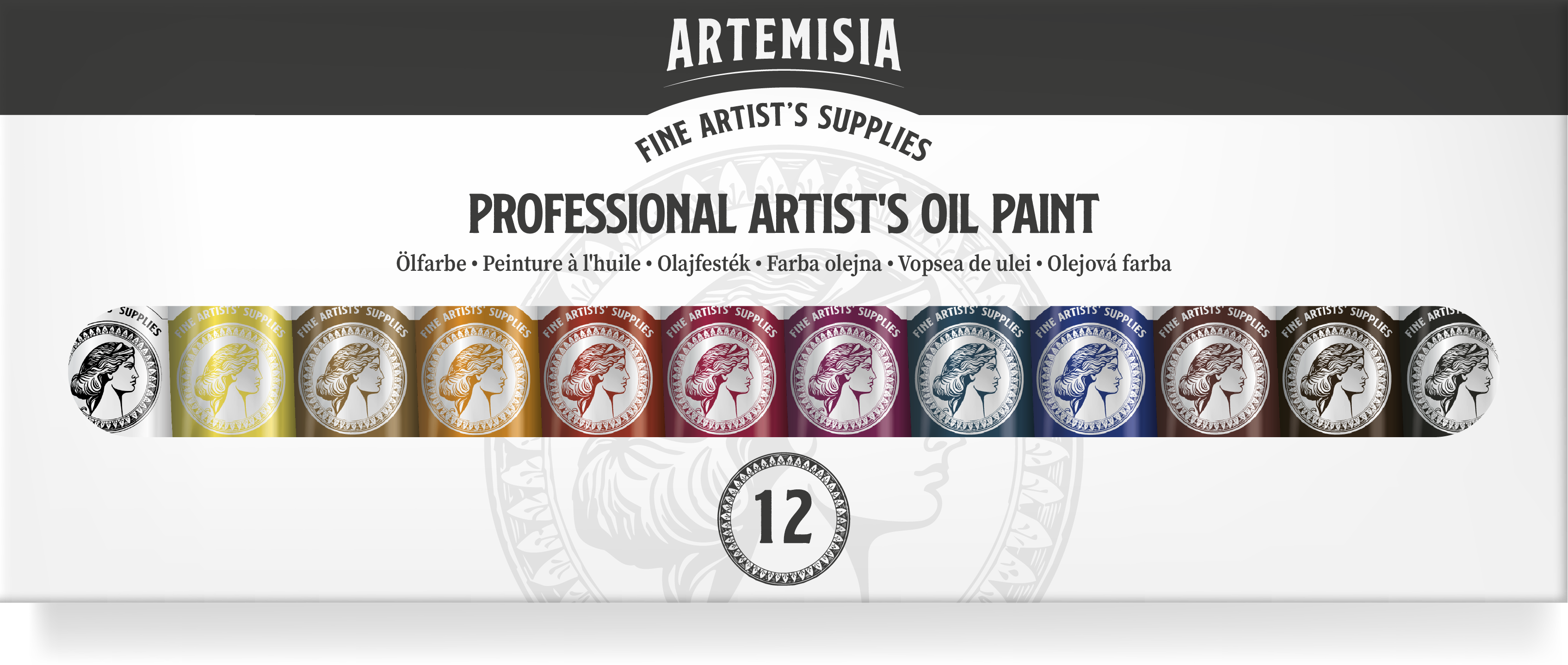 Комплект маслени бои Artemisia 20 ml – 12 x