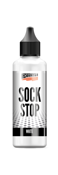 Pentart Sock stop бяла 80 ml