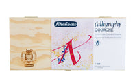 Дървен комплект гуаш бои Schmincke Calligraphy Gouache, 12 x 20 ml