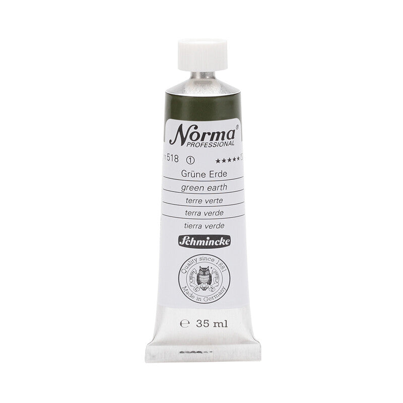 Маслени бои Schmincke Norma Professional 35 ml – 518 Зелена земя