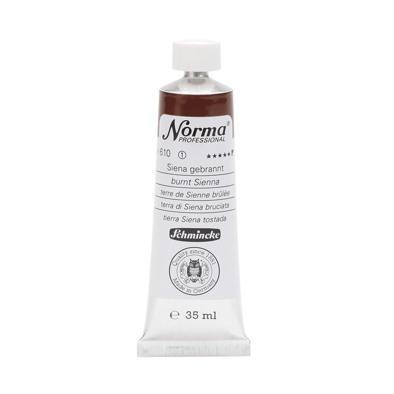 Маслени бои Schmincke Norma Professional 35 ml – 610 Печена Сиена