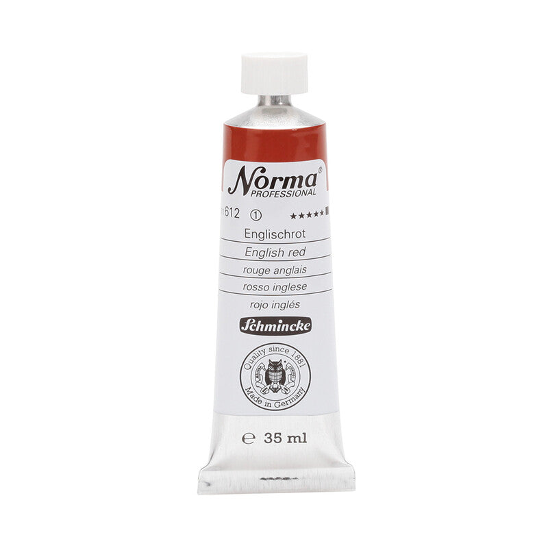 Маслени бои Schmincke Norma Professional 35 ml – 612 Английско червено