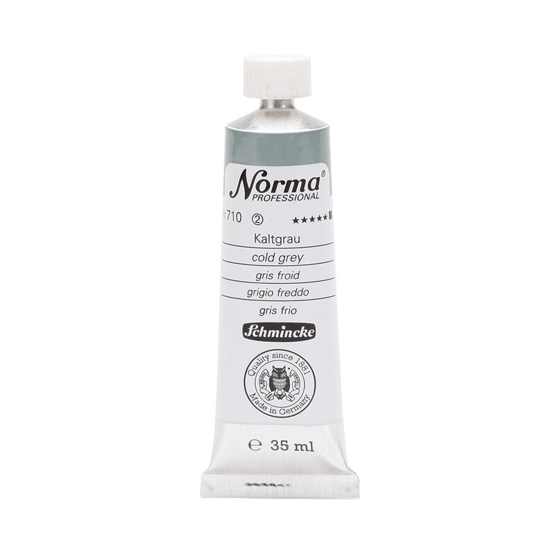 Маслени бои Schmincke Norma Professional 35 ml – 710 Студено сиво