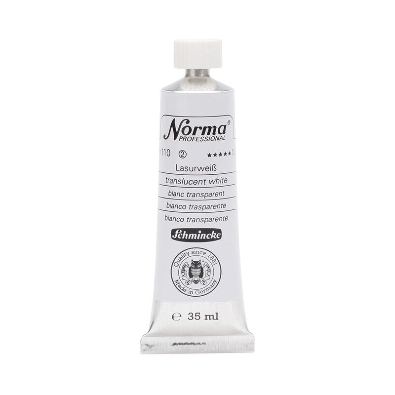 Маслени бои Schmincke Norma Professional 35 ml – 110 Прозрачно бяло