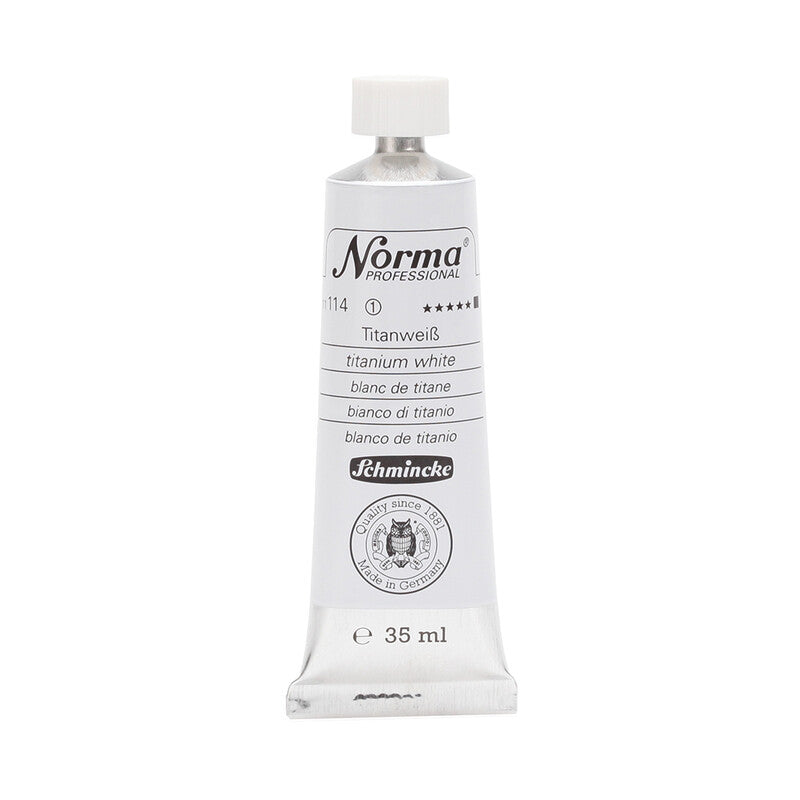 Маслени бои Schmincke Norma Professional 35 ml – 114 Титаново бяло