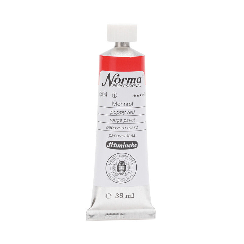 Маслени бои Schmincke Norma Professional 35 ml – 304 Маково червено