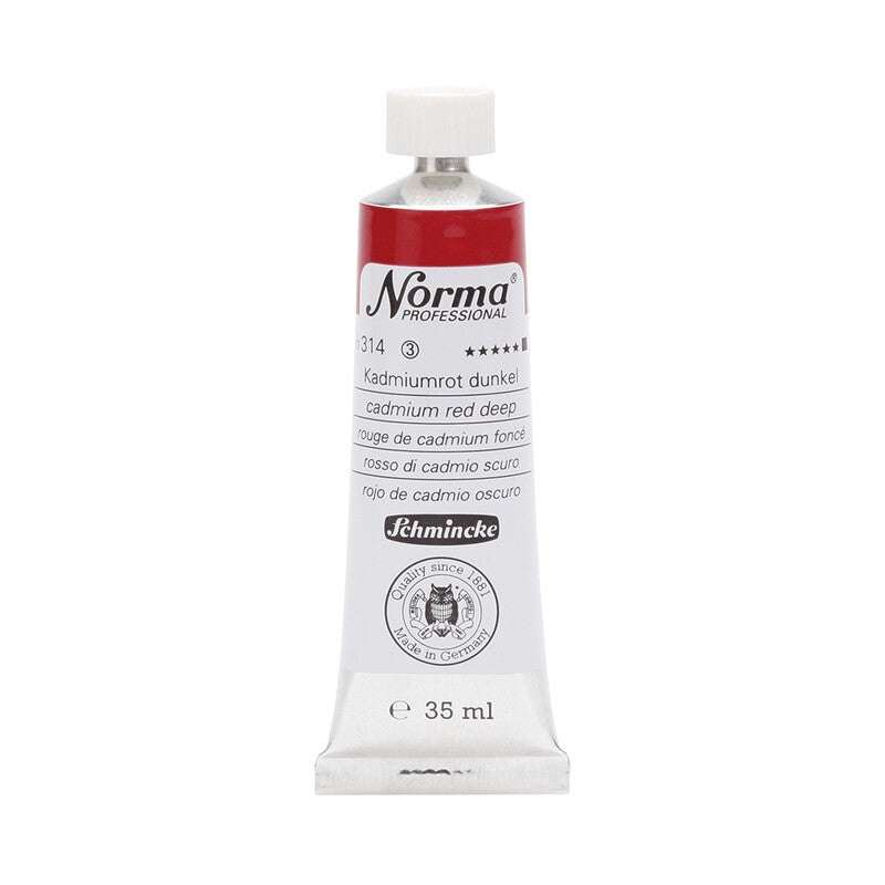 Маслени бои Schmincke Norma Professional 35 ml – 314 Кадмиево червено тъмно