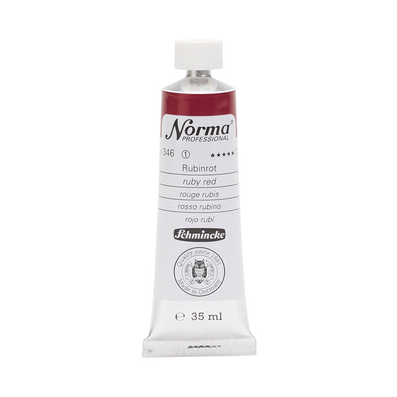 Маслени бои Schmincke Norma Professional 35 ml – 346 Рубинено червено