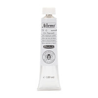 Маслени бои Schmincke Norma Professional 120 ml – 118 Цинково-титаново бяло