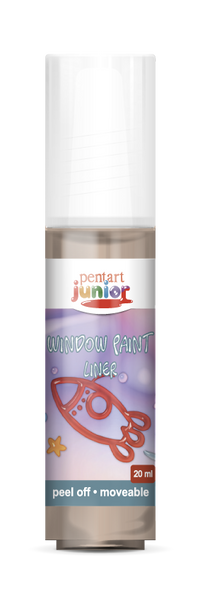 window paint 20 ml, – кафяв