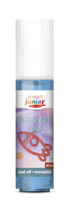window paint 20 ml, – син