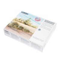 Дървен комплект акварелни бои Schmincke HORADAM Super Granulation – 50 x 1/2 ваничка