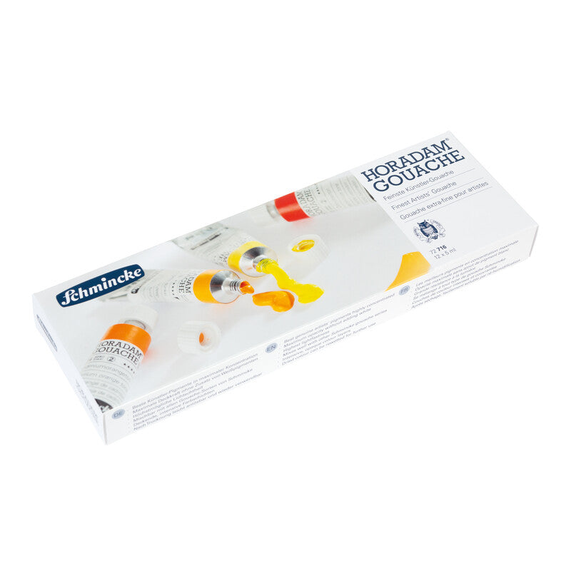 Гваш бои Schmincke HORADAM в метална кутия, 12 x 5 ml