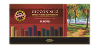 8352 Маслени художествени пастели 12бр GIOCONDA — изображение 1