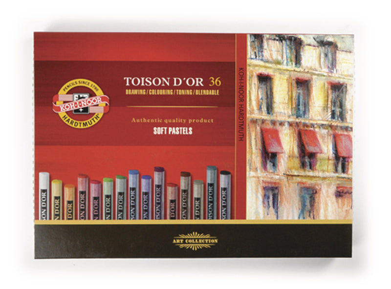 8515 Сухи пастели TOISON D OR 36 бр — изображение 1