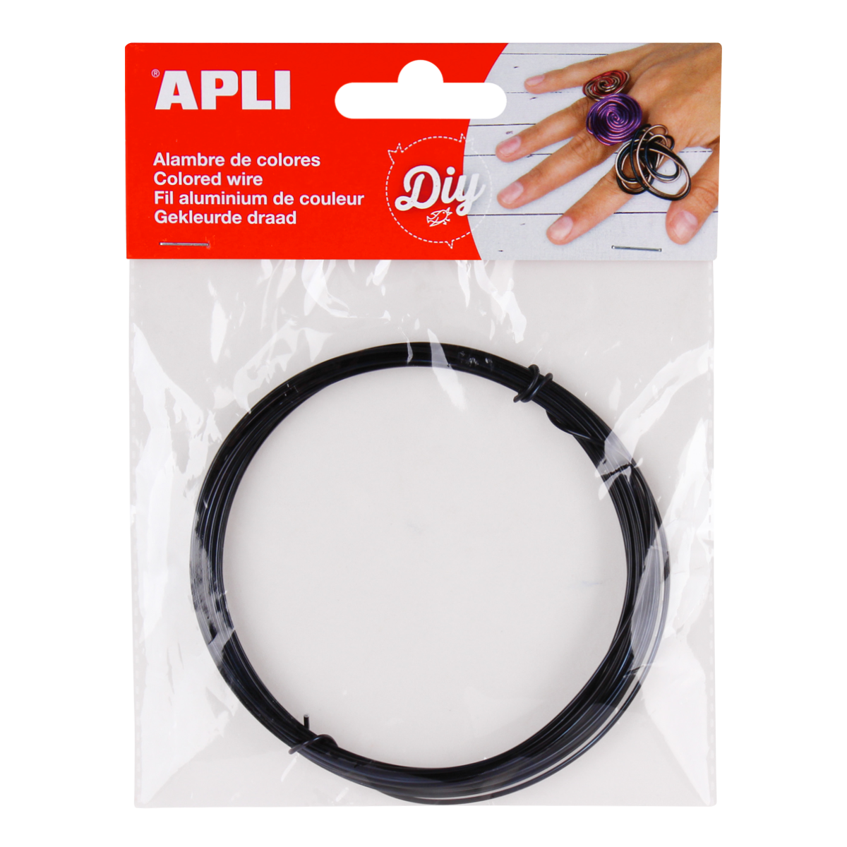 Моделираща тел APLI 1,5 mm × 5 m – черен