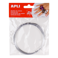 Моделираща тел APLI 1,5 mm × 5 m – сребърен