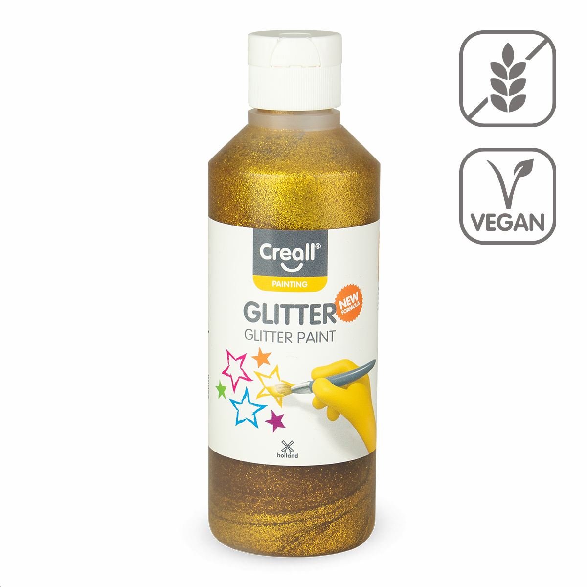 Блестяща боя Creall Glitter 250 ml - златиста