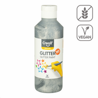 Блестяща боя Creall Glitter 250 ml - сребърна
