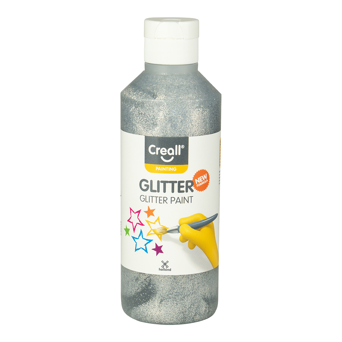 Блестяща боя Creall Glitter 250 ml - сребърна