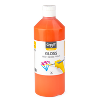 Гланцова поливинилова боя Creall Gloss 500 ml – оранжев