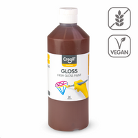 Гланцова поливинилова боя Creall Gloss 500 ml – тъмнокафяв