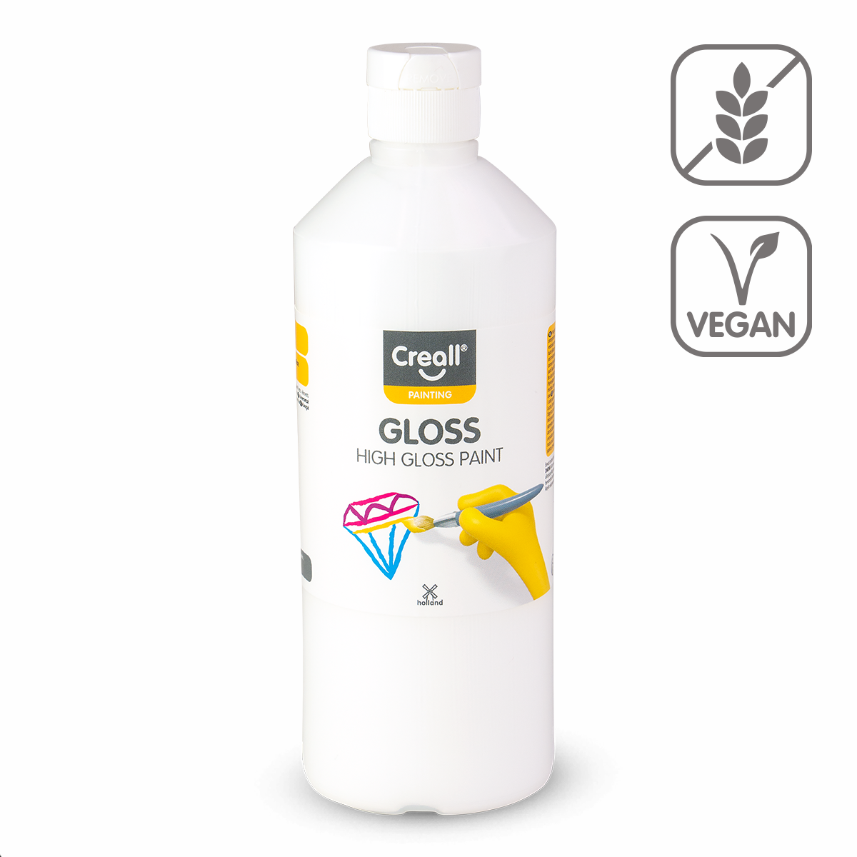 Гланцова поливинилова боя Creall Gloss 500 ml – бял