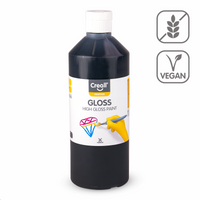 Гланцова поливинилова боя Creall Gloss 500 ml – черен