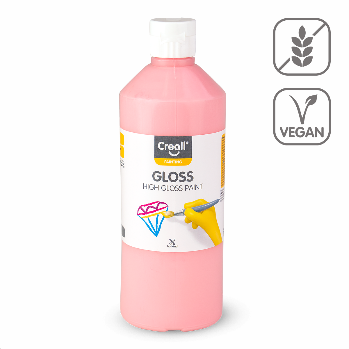 Гланцова поливинилова боя Creall Gloss 500 ml – розов