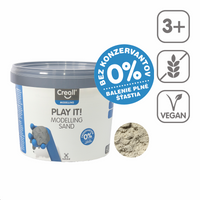 Пясък за моделиране Creall Play it! 750 g в кофичка – натурален