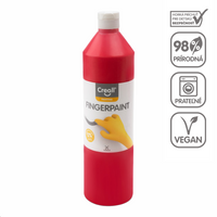 Боя за рисуване с пръсти Creall - 750 ml – червена