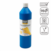 Боя за рисуване с пръсти Creall - 750 ml – синя