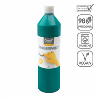 Боя за рисуване с пръсти Creall - 750 ml – зелена