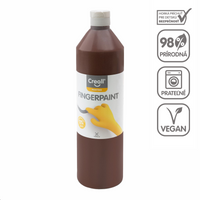 Боя за рисуване с пръсти Creall - 750 ml – кафява