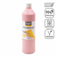 Боя за рисуване с пръсти Creall - 750 ml – розова