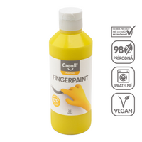 Боя за рисуване с пръсти Creall 250 ml – жълта