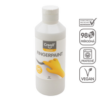Боя за рисуване с пръсти Creall 250 ml – бяла