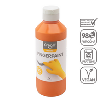 Боя за рисуване с пръсти Creall 250 ml – оранжева