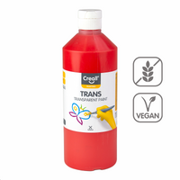 Прозрачна боя Creall 500 ml – червен