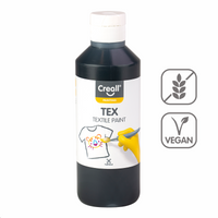 Боя за текстил Creall Tex 250 ml – черен